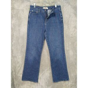 Levis 512 Jeans Womens 12 Blue Denim Perfectly Slimming Bootcut Stretch